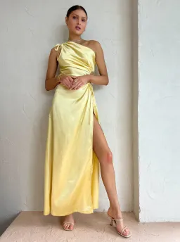 SONYA MODA Nour Dress in Daffodil Size 8 for rent on The Volte - image 3