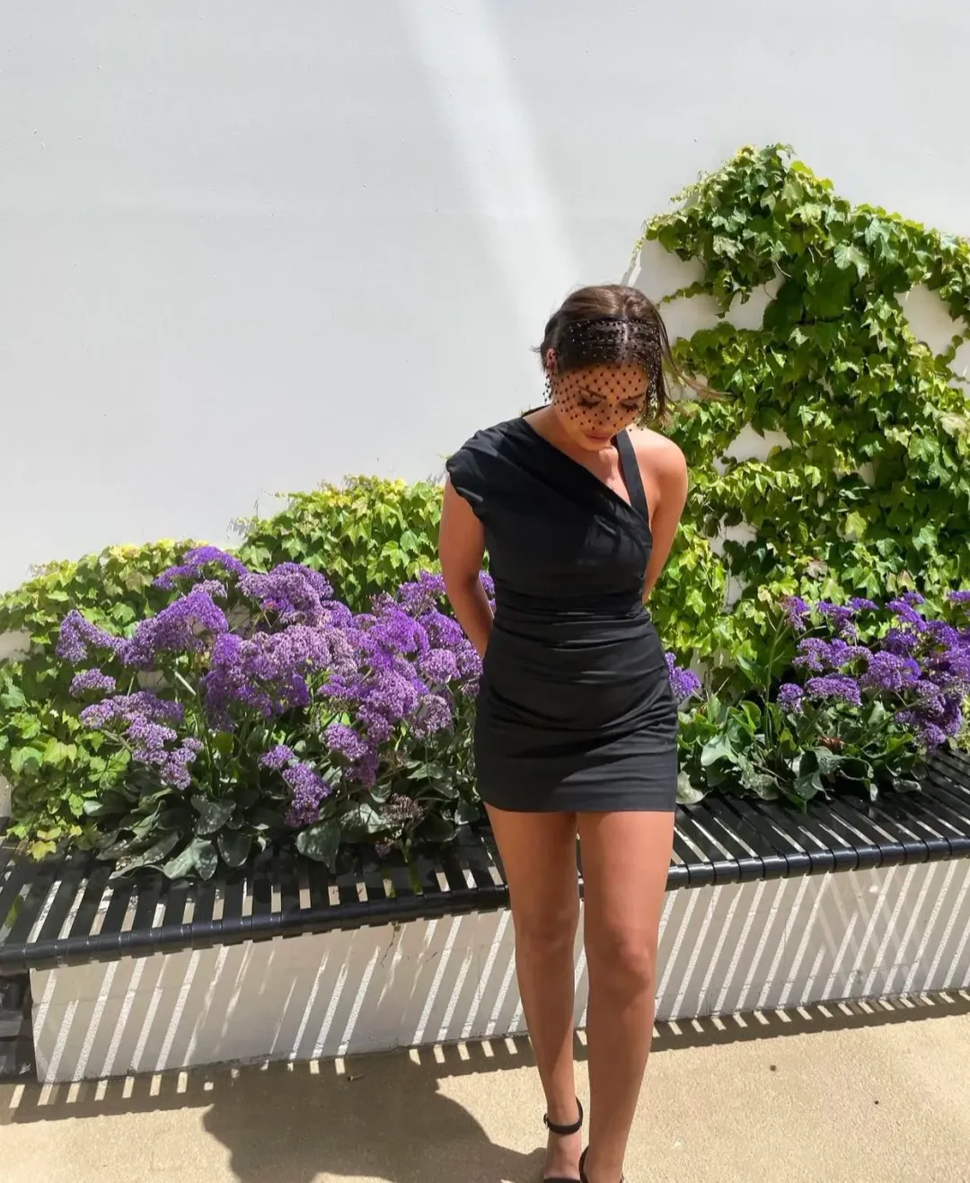 SIR the Label Azul Gathered Mini Black for rent on The Volte - main image