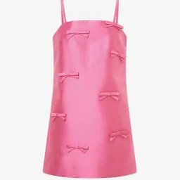 OROTON Satin Bow Mini Dress Candy Pink Size 8 AU for rent on The Volte - image 9