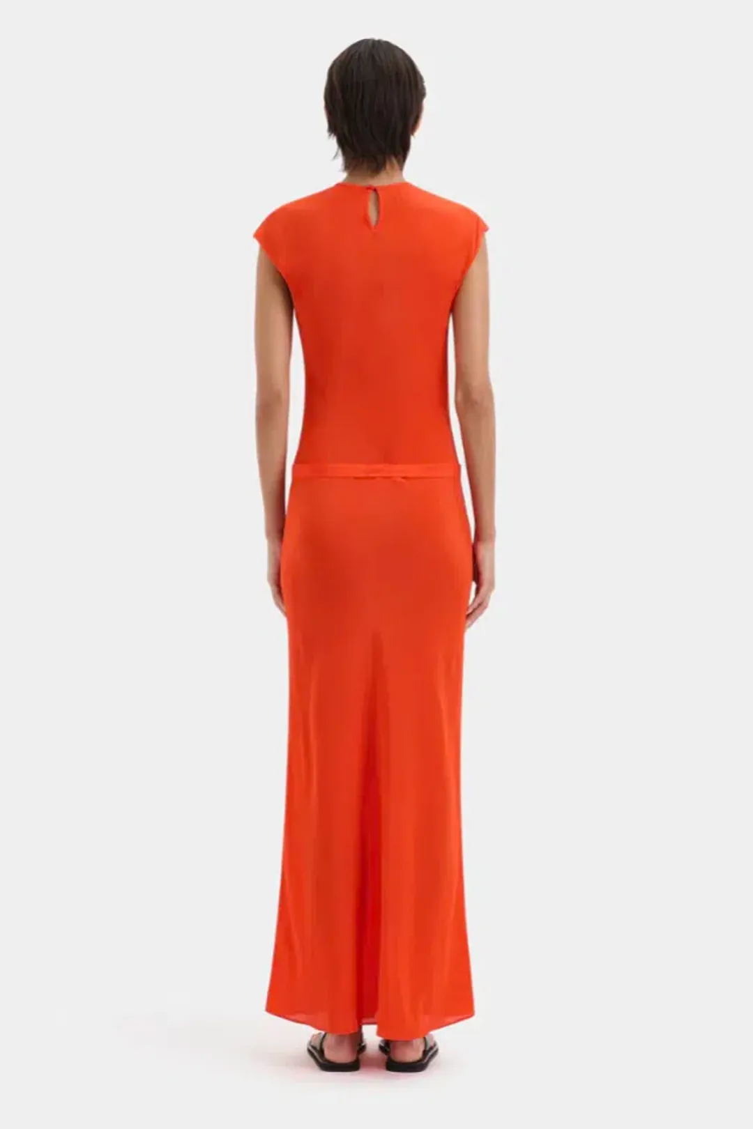 The Fresca Belted Midi Dress for rent on The Volte - main image