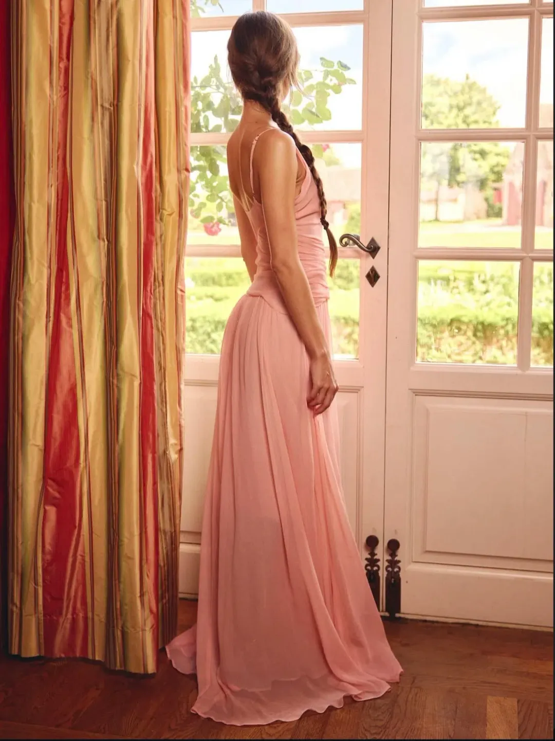 Arcina Ori Delilah Dress Peach XS for rent on The Volte - main image