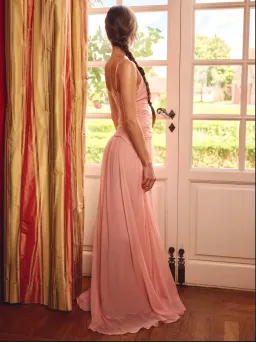 Arcina Ori Delilah Dress Peach XS for rent on The Volte - image 6