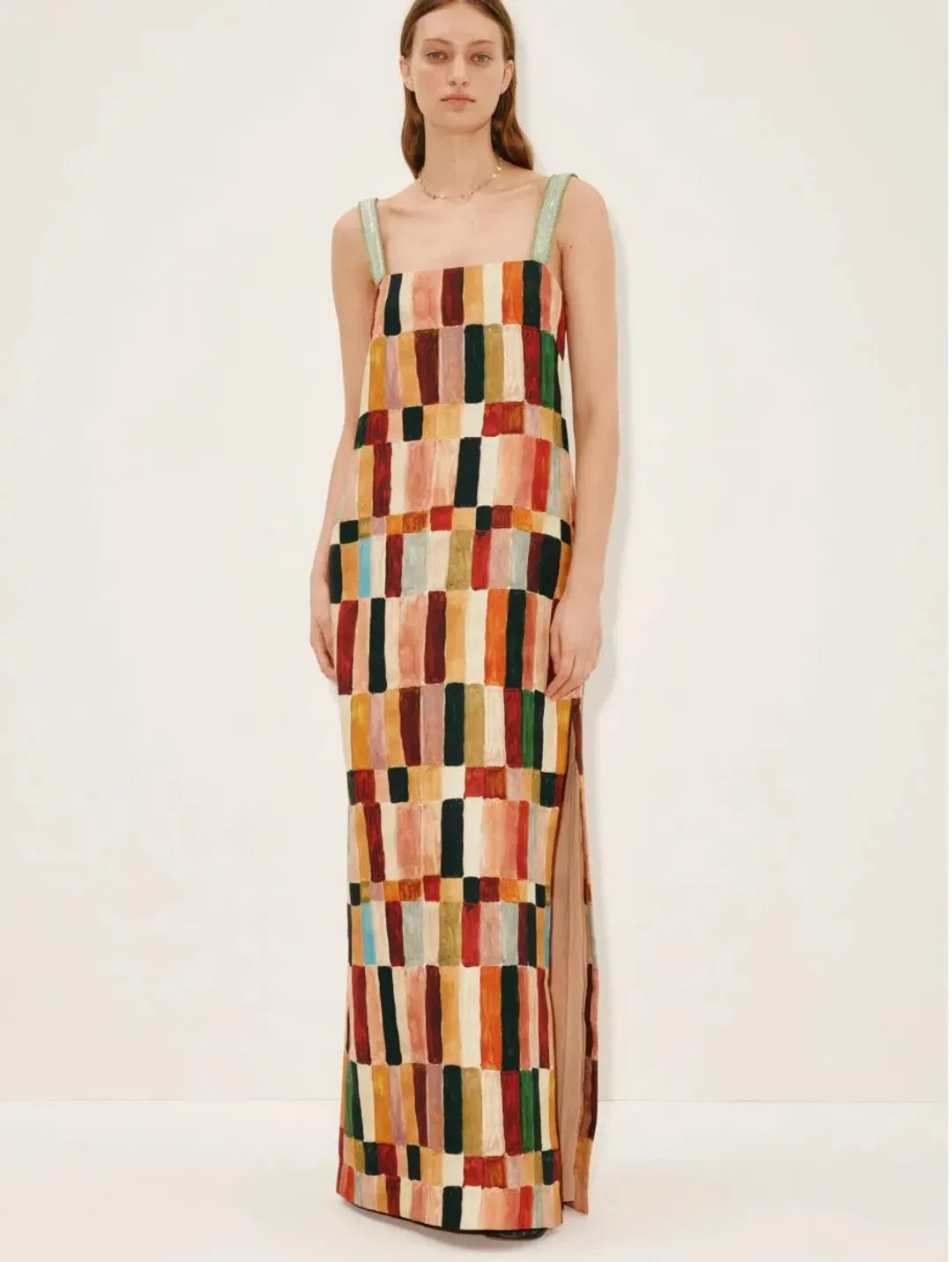 Alemais Moroccan Marjorelle Midi Dress Multi Print Size 6 for rent on The Volte - main image