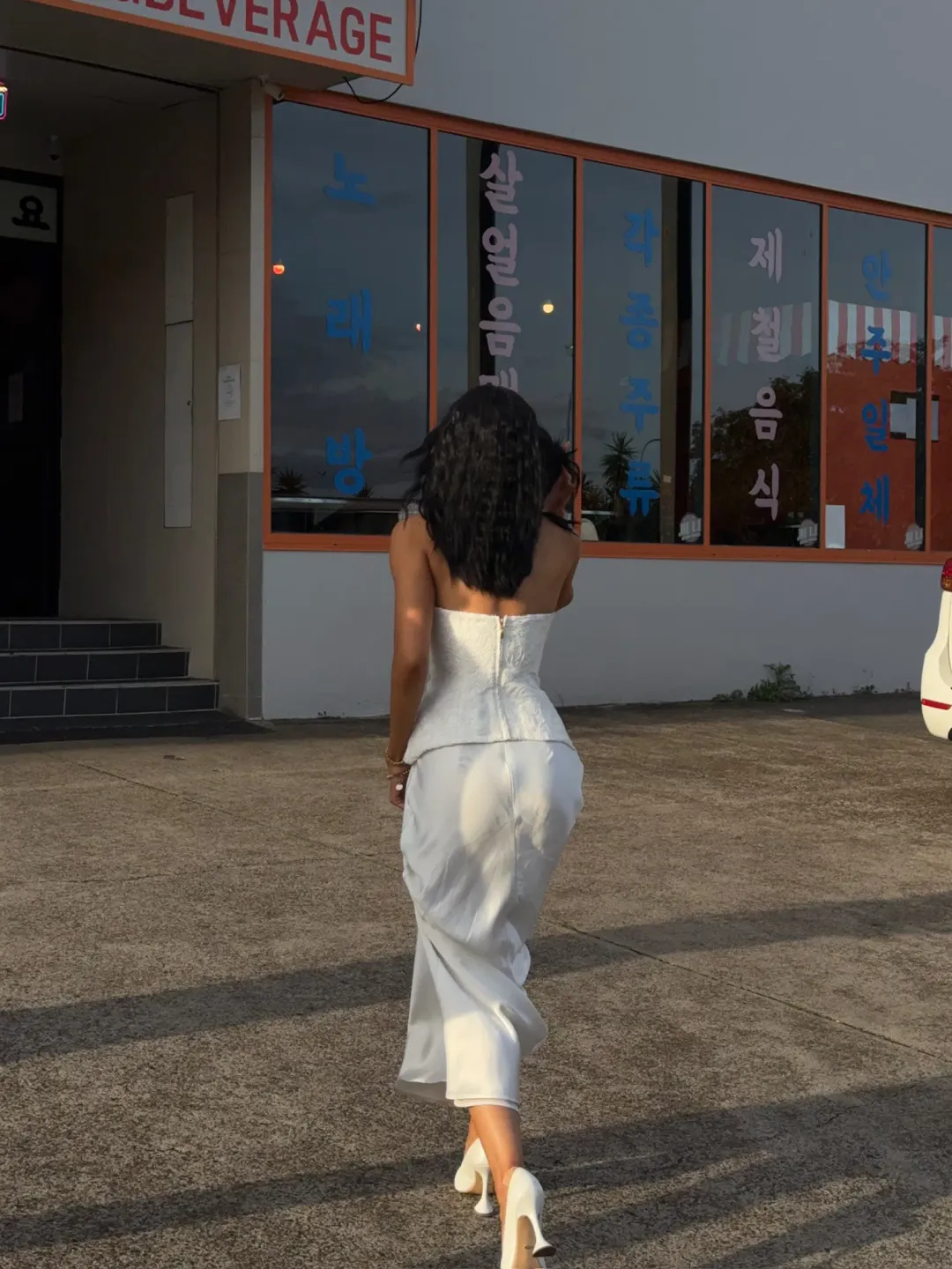 Shona Joy Luminous Lace Bustier & Maxi Skirt - Size 4 Top & Size 6 Skirt for rent on The Volte - main image