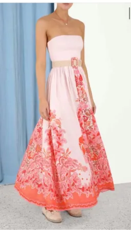 Zimmermann Violet Long Belted Dress Size 0/8 AU for rent on The Volte - image 2