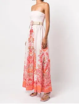 Zimmermann Violet Long Belted Dress Size 0/8 AU for rent on The Volte - image 5