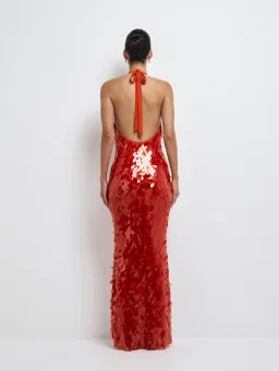 Sheike Jessica Maxi Dress size 18 Red for rent on The Volte - image 4