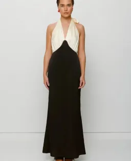 The Wolf Gang Oahu Slip Dress Black Size 8 for rent on The Volte - image 1