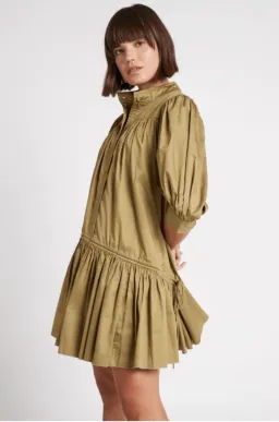Aje Frequency Drawstring Smock Dress     for rent on The Volte - image 1