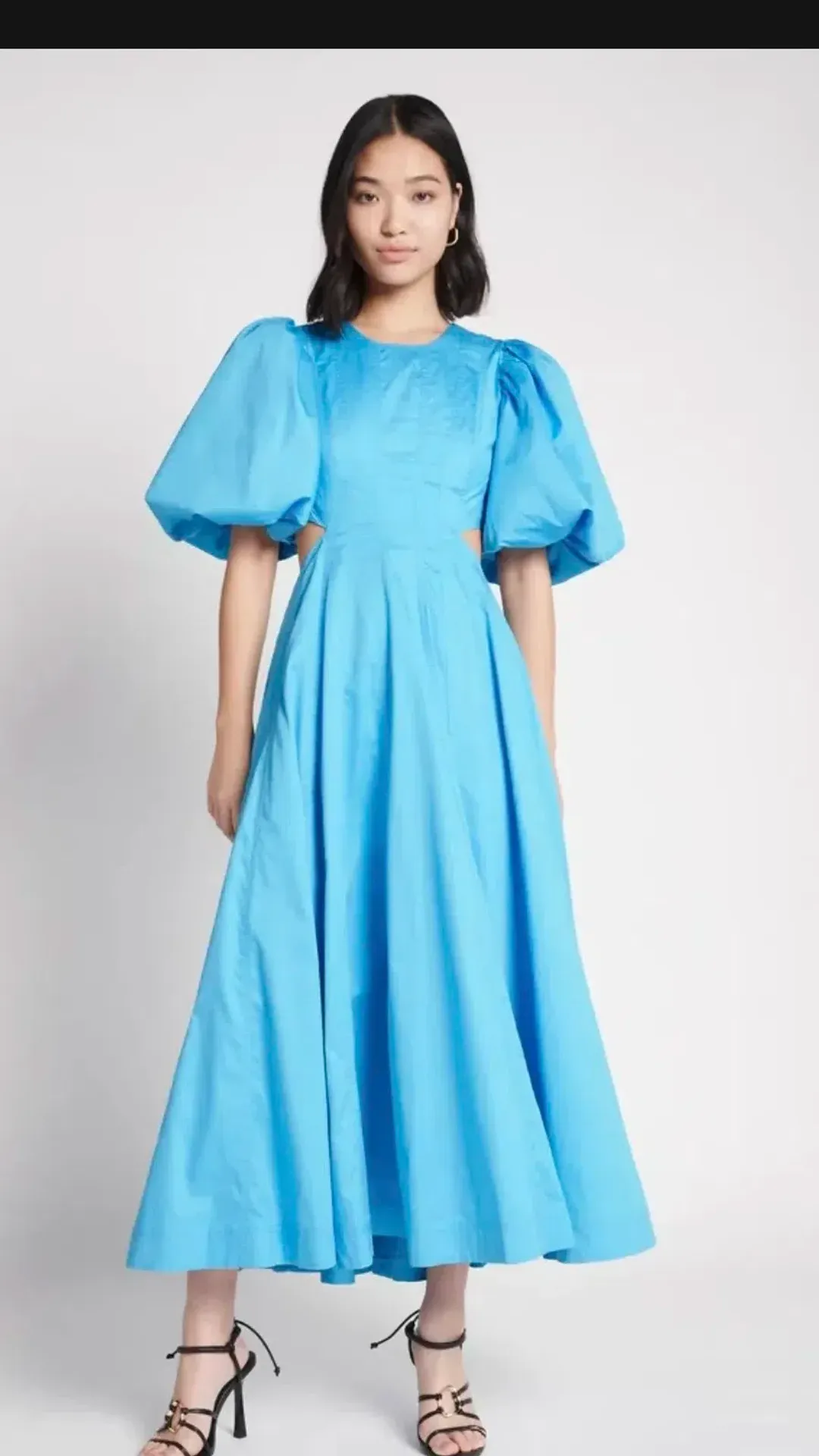 Aje Fallingwater Cut Out Midi Dress S.10 NWT for rent on The Volte - main image