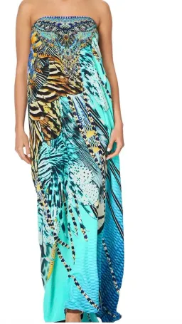 Camilla Marine Queen Round Neck Kaftan O/S for rent on The Volte - image 5