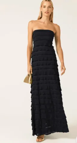 MADDISON MAXI DRESS IN BLACK for rent on The Volte - image 1