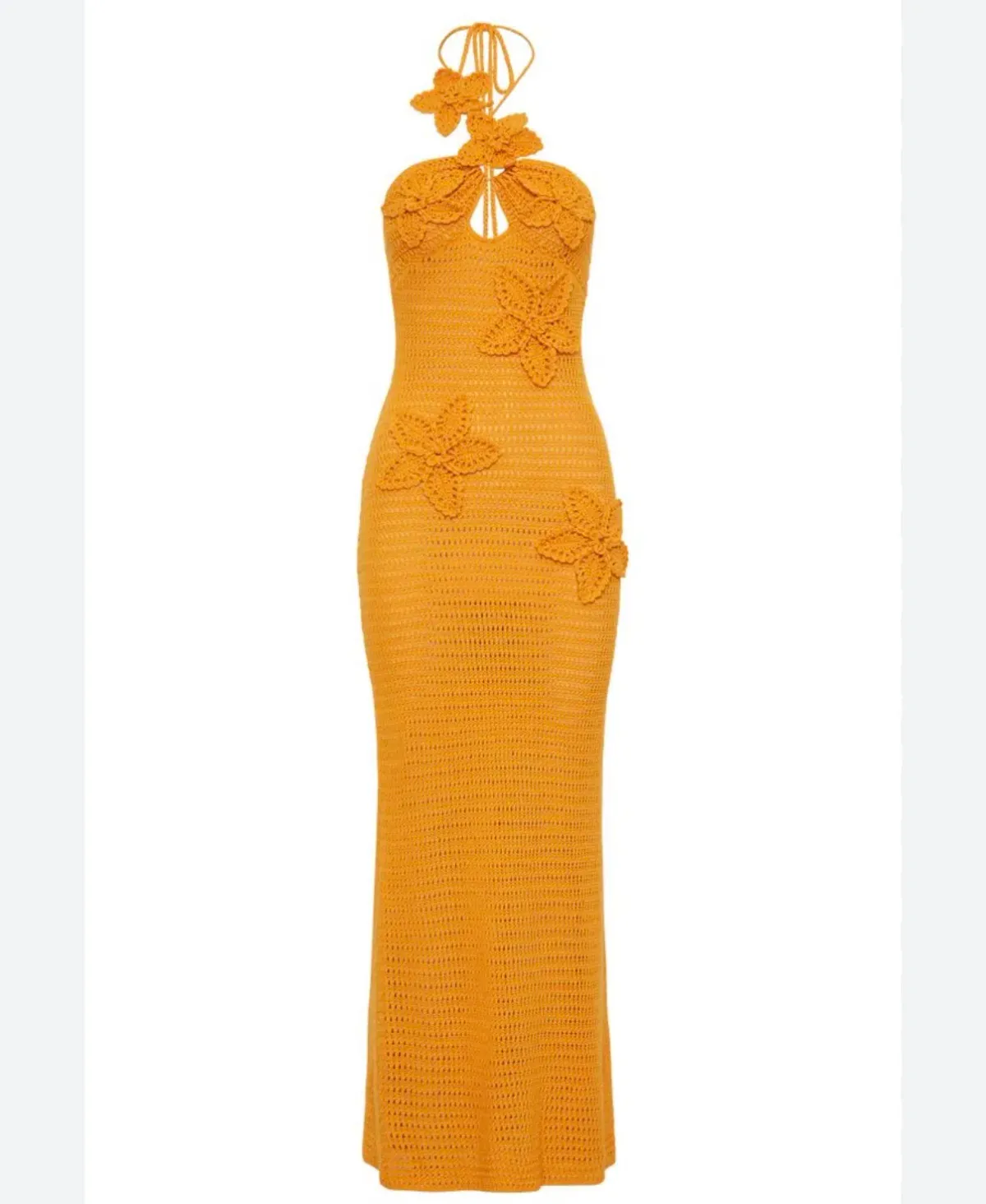 Meshki Island Dress orange Xs or 6  for rent on The Volte - main image
