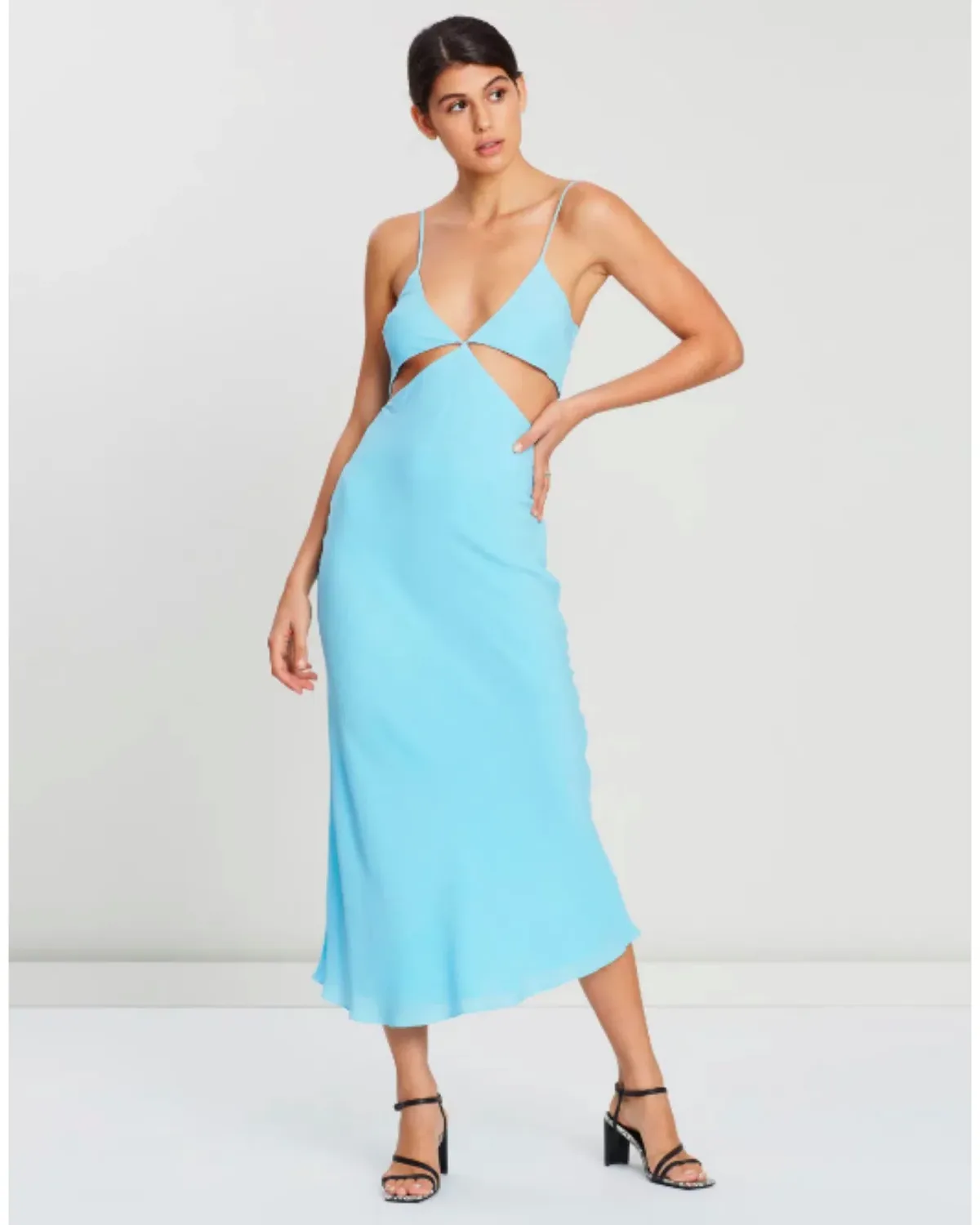 Bec and Bridge Marine Dreams Midi Dress Aqua size 6 for rent on The Volte - main image