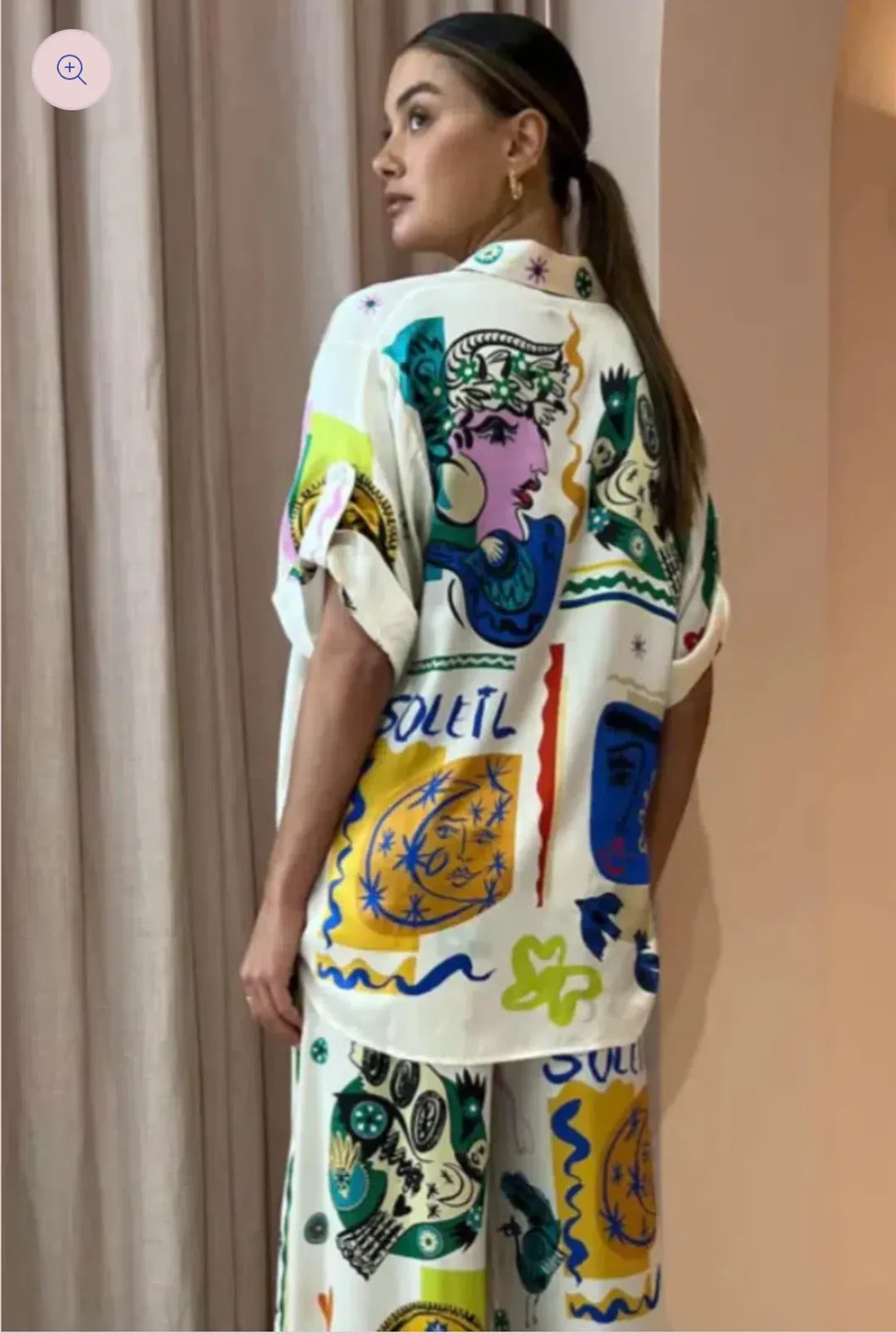 Alemais Soleil Silk Shirt Size 12 for rent on The Volte - main image