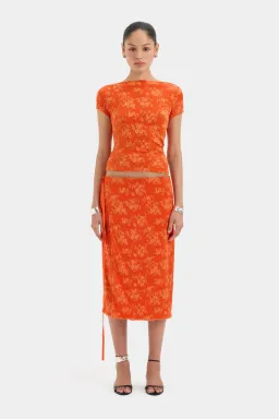 SIR THE LABEL BLANCA TOP & WRAP SKIRT SET SIZE 0 for rent on The Volte - image 1