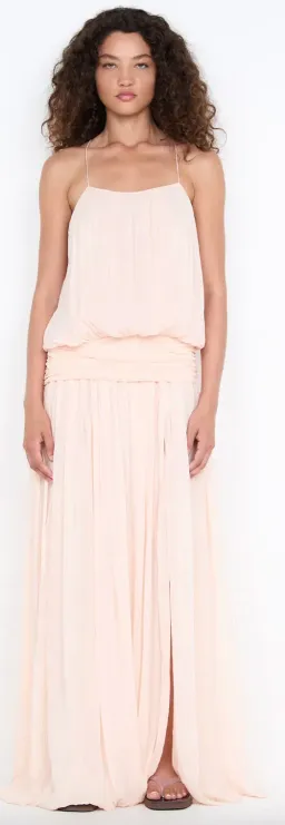 Bec + Bridge Camille Blouson Dress Peach Size 4 for rent on The Volte - image 1