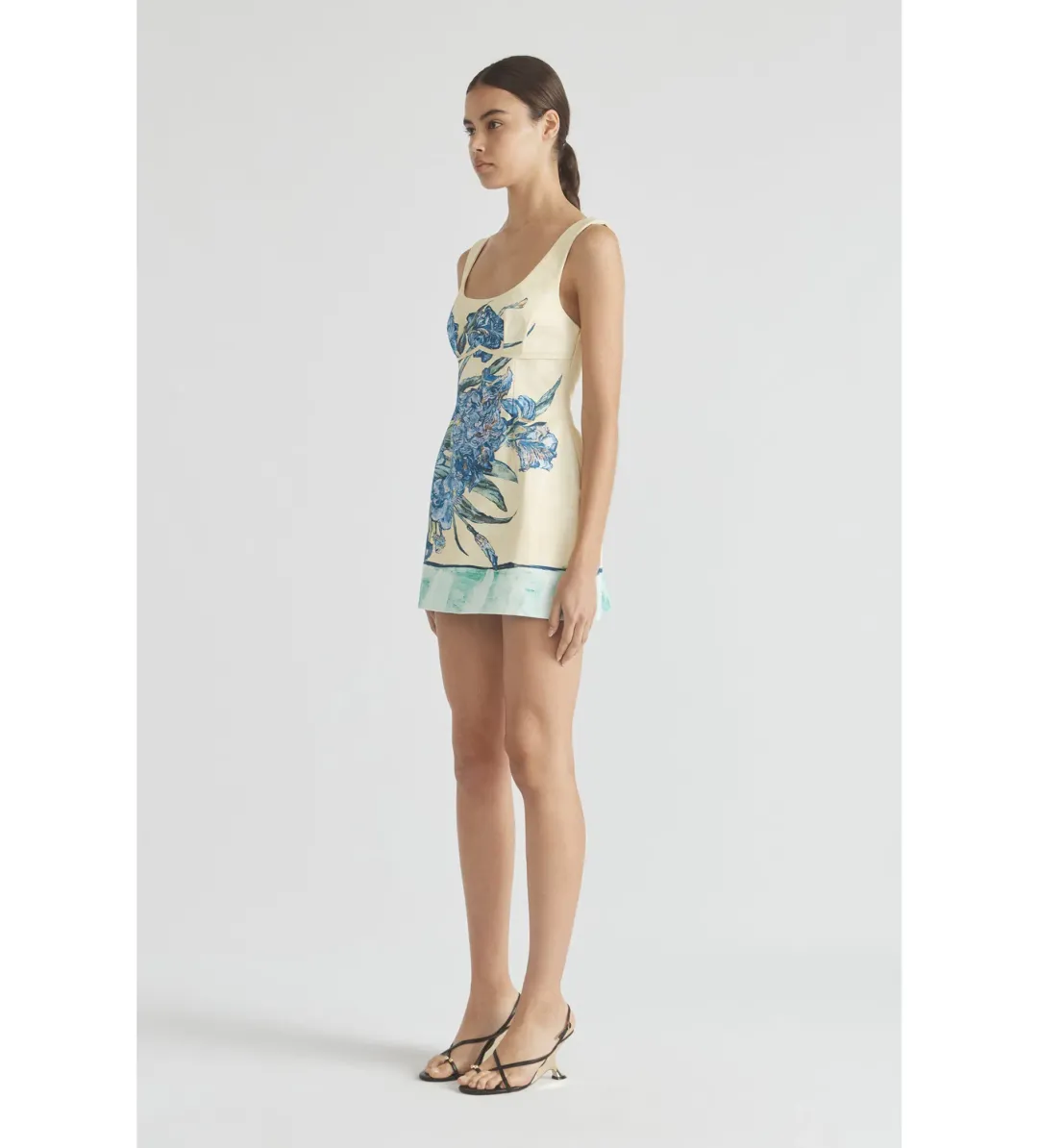 Antipodean Homecoming Lantern Mini Dress Multi Print Size 12 for rent on The Volte - main image