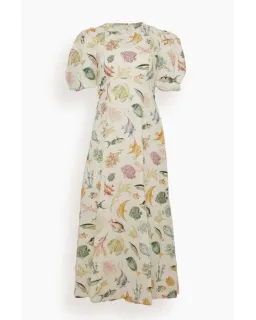 Alemais Wanda Midi Dress Print Size 8 for rent on The Volte - image 2