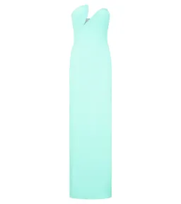 MESHKI - WINSTON Strapless Sequin Maxi Dress - Lagoon - Size S for rent on The Volte - image 5