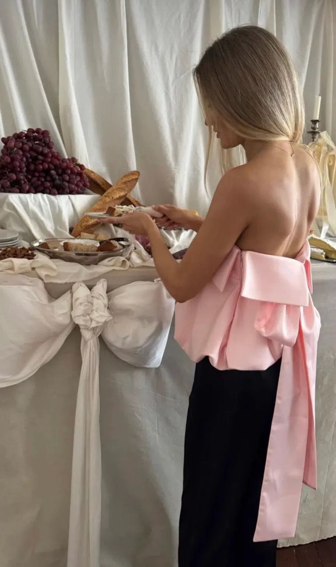 HARRIS TAPPER Eliza Top Baby Pink Size 6 AU for rent on The Volte - main image