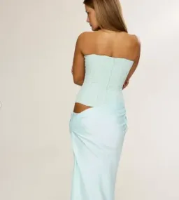 HNTR The Label Huxley Gown in Aqua 8 for rent on The Volte - image 2