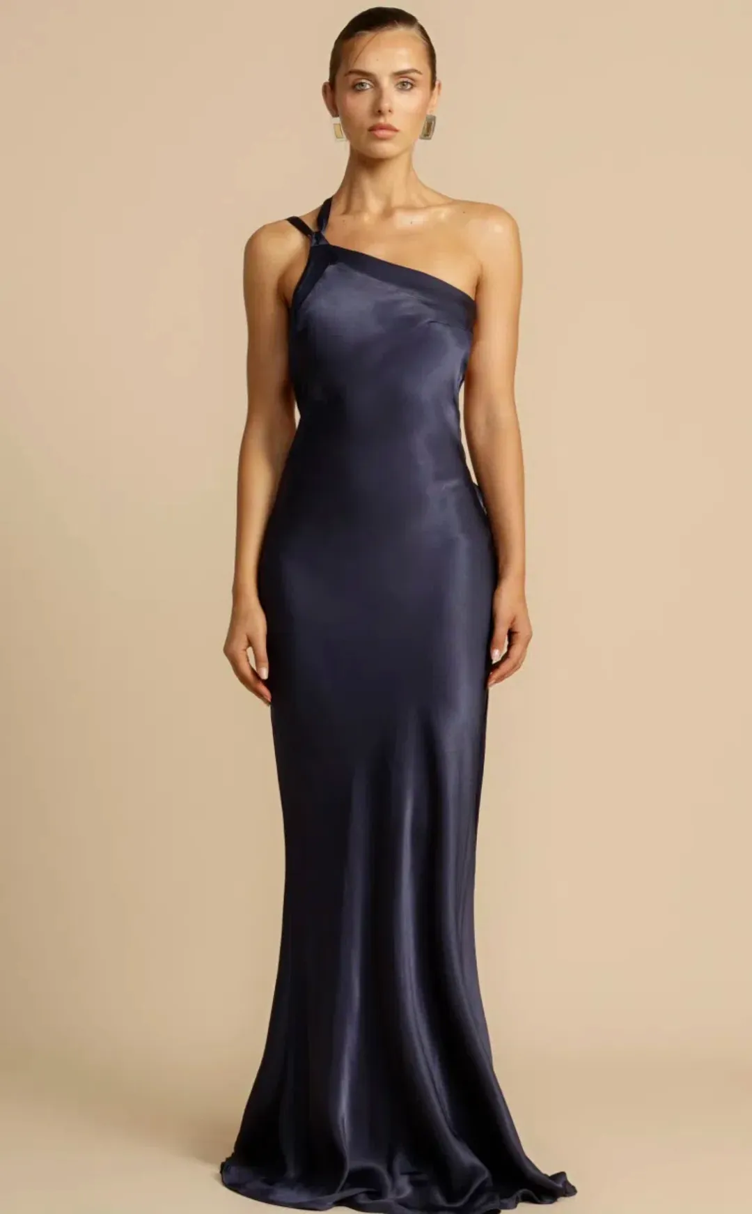 Arcina Ori Monique Gown Navy size 6 for rent on The Volte - main image