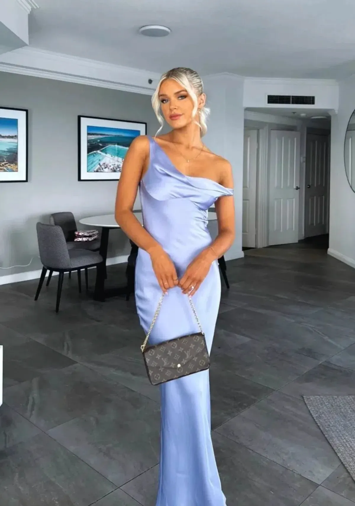 Natalie Rolt Monika Gown Lilac size 8 for rent on The Volte - main image