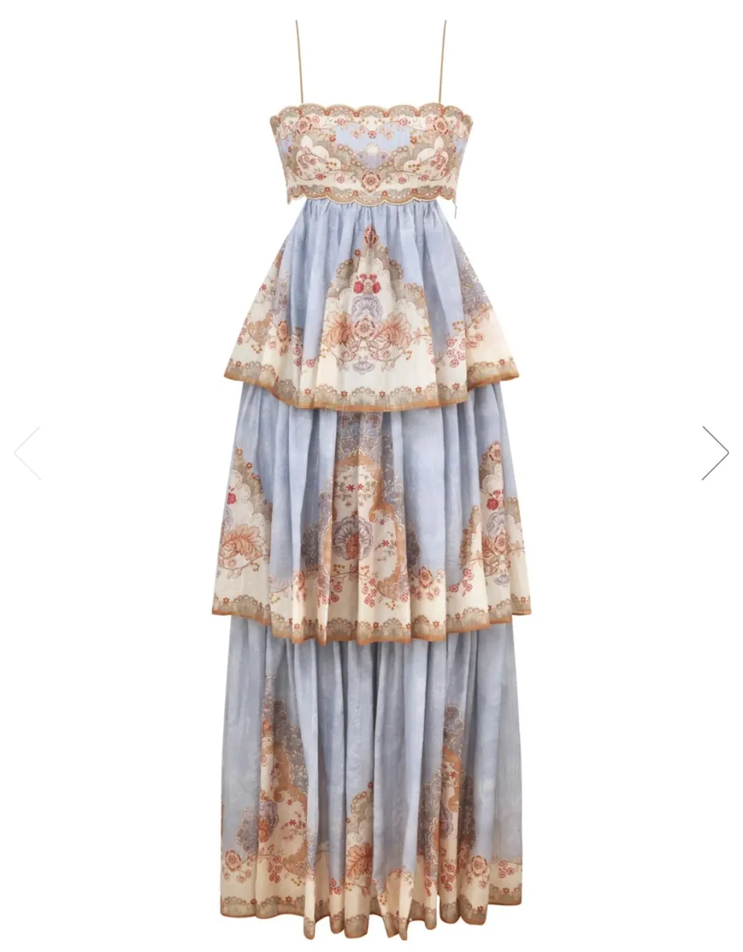 Zimmermann Daylight Tiered Maxi Dress Size 1 for rent on The Volte - main image