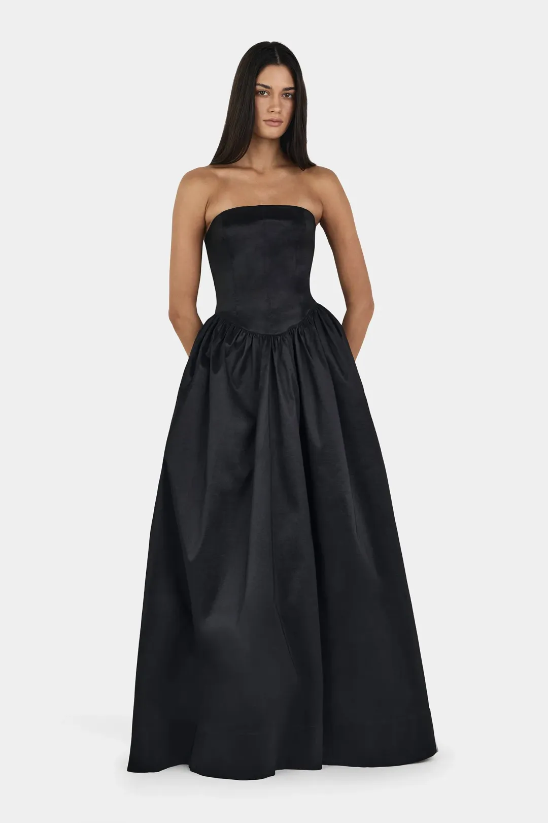 Hansen And Gretel Audrey Gown Black Size 8 for rent on The Volte - main image