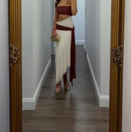 Bec and Bridge Ayla Strapless Dress Butter Cream Size 8 for rent on The Volte - image 4