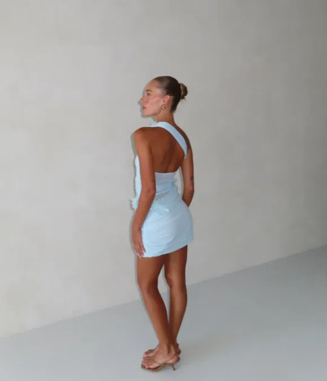 Benni Perry Mini Dress In Fresh Mint Size 8 for rent on The Volte - main image