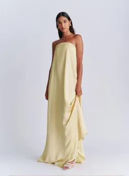 Anna Quan Delfina Dress - Champagne size 6 for rent on The Volte - image 1