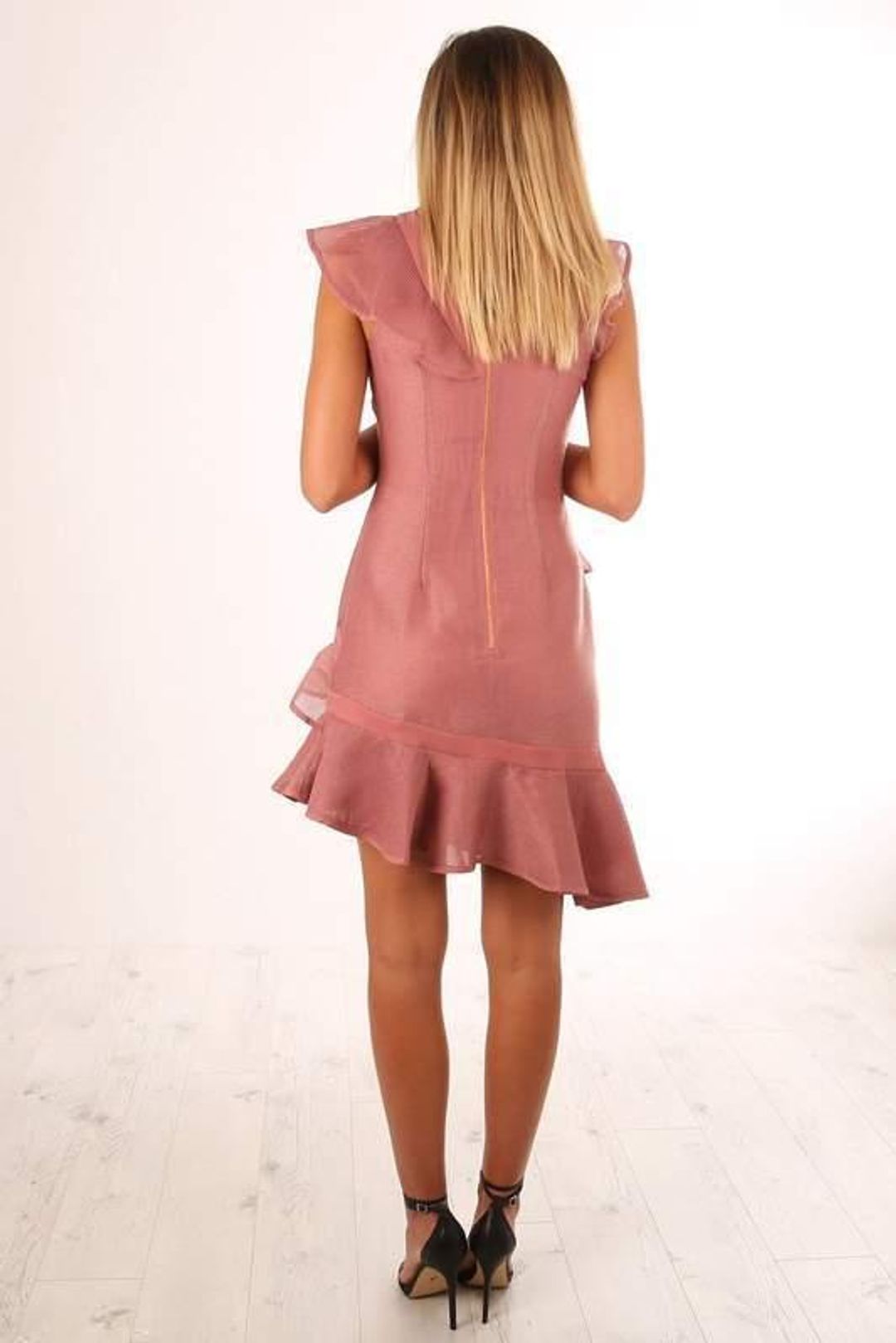 Keepsake Flashing Lights Mini Dress Pink Size 14 for rent on The Volte - main image