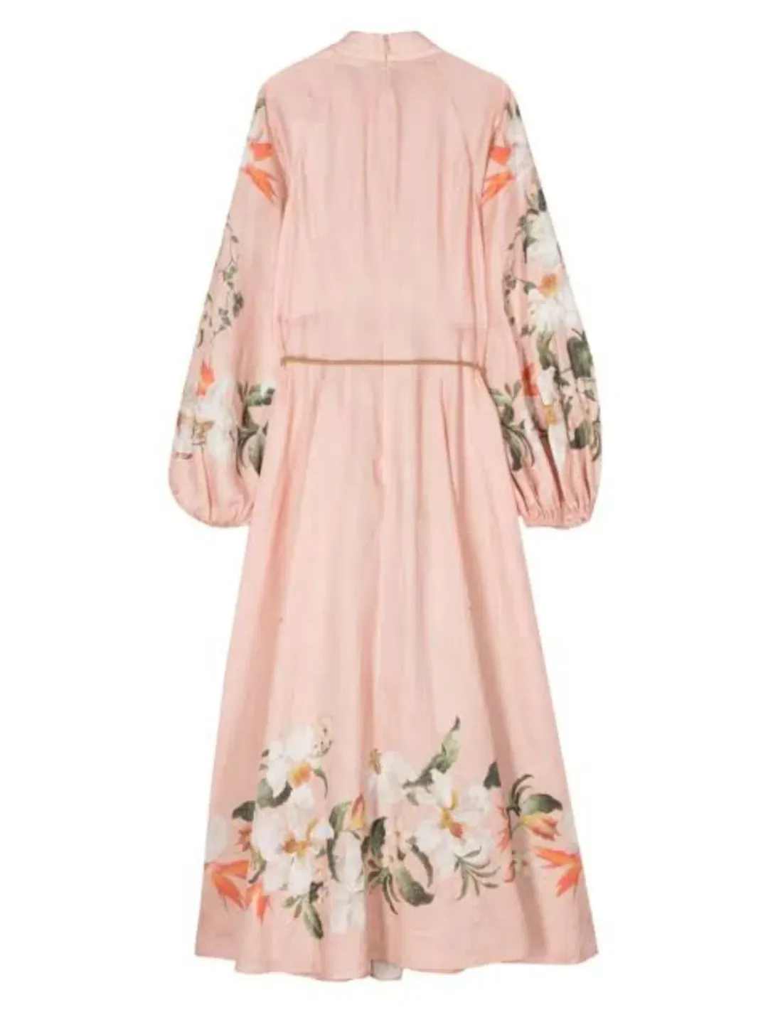 Zimmermann Lexi Billow Maxi Dress in Pink Size 2 AU 12 for rent on The Volte - main image