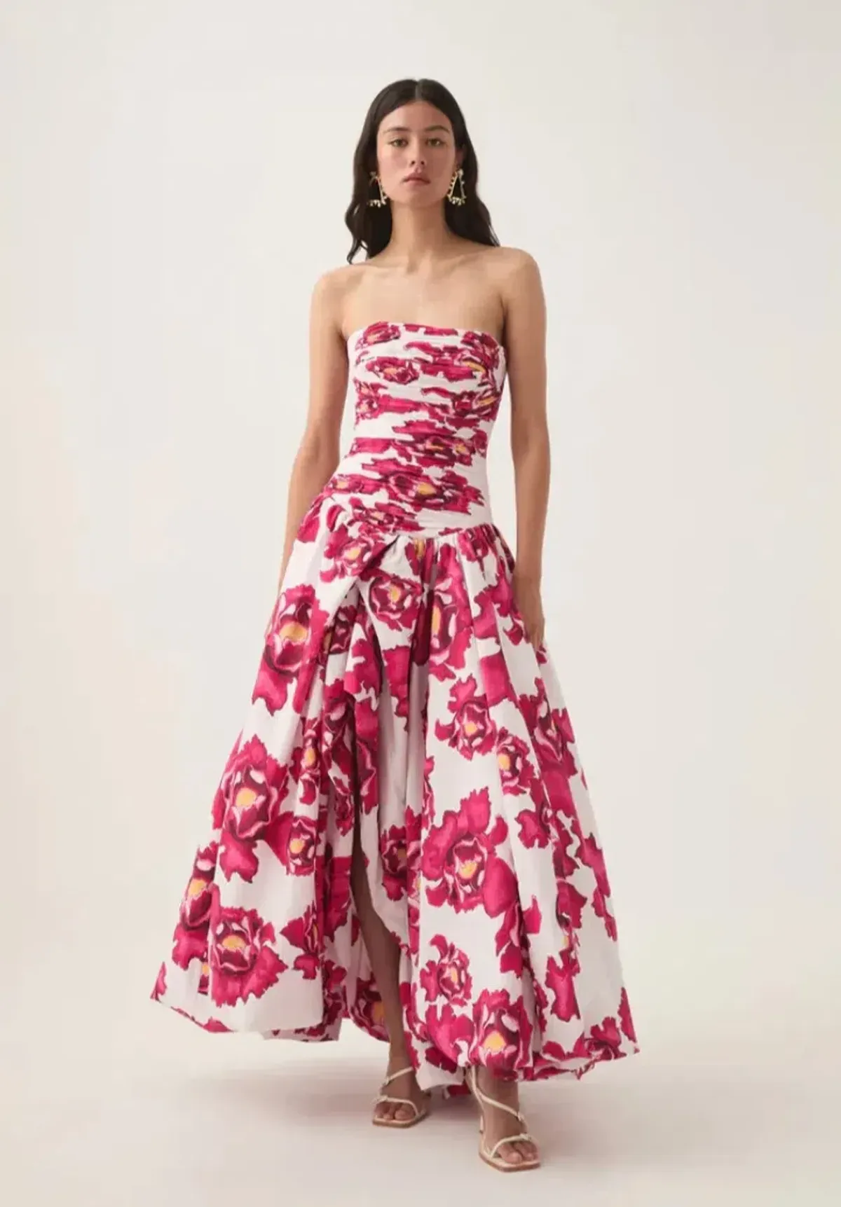 Aje Behold Maxi Dress in Boldly Blooming Floral Print Size 12 for rent on The Volte - main image
