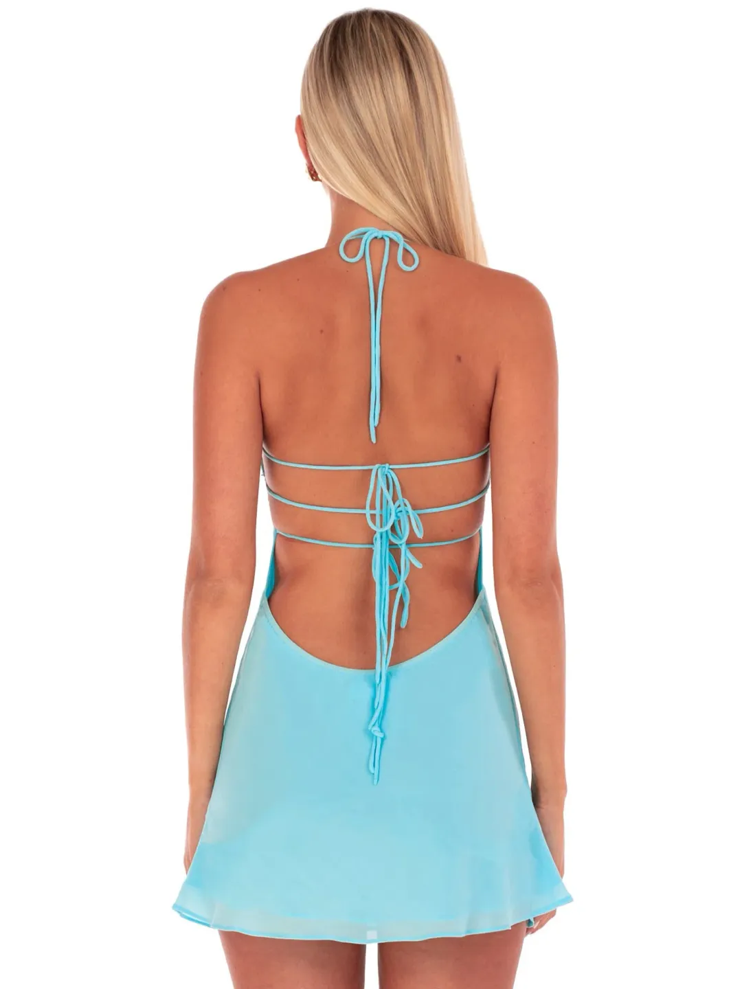 I AM DELILAH | DELILAH MINI DRESS | SAPPHIRE | SIZE S (AU 8) for rent on The Volte - main image