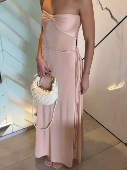 GARMENTS BY EL | JASMINE MAXI DRESS | CHAMPAGNE | SIZE XS-S (AU 6-8) for rent on The Volte - image 2