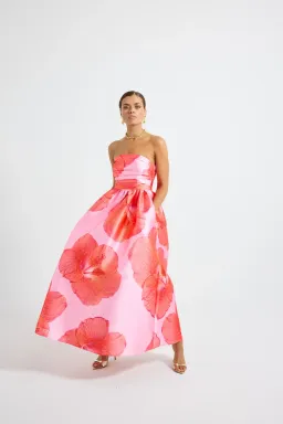 Pasduchas Kalani Strapless Midi Size 8 for rent on The Volte - image 4
