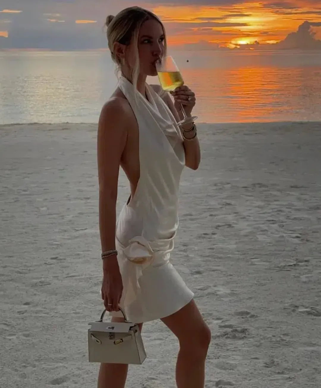 Rosa Dress, Ivory - ARCINA ORI for rent on The Volte - main image