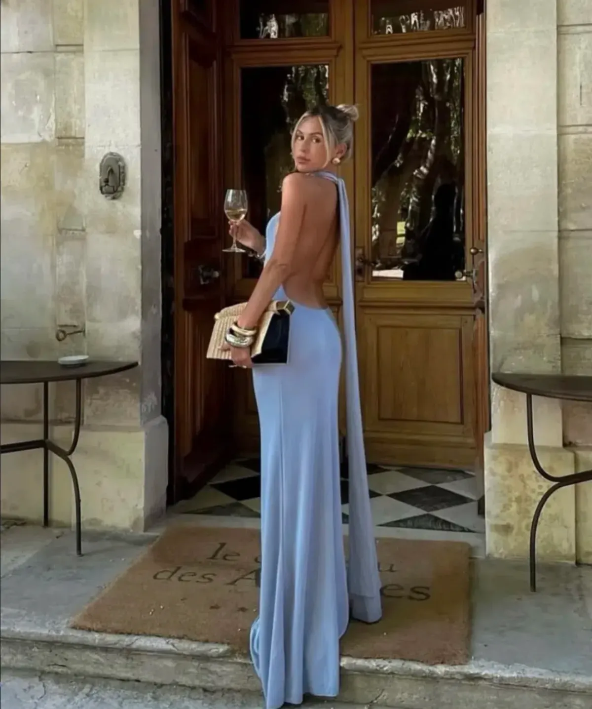 Helsa Novie Maxi Knit Dress size 6 for rent on The Volte - main image