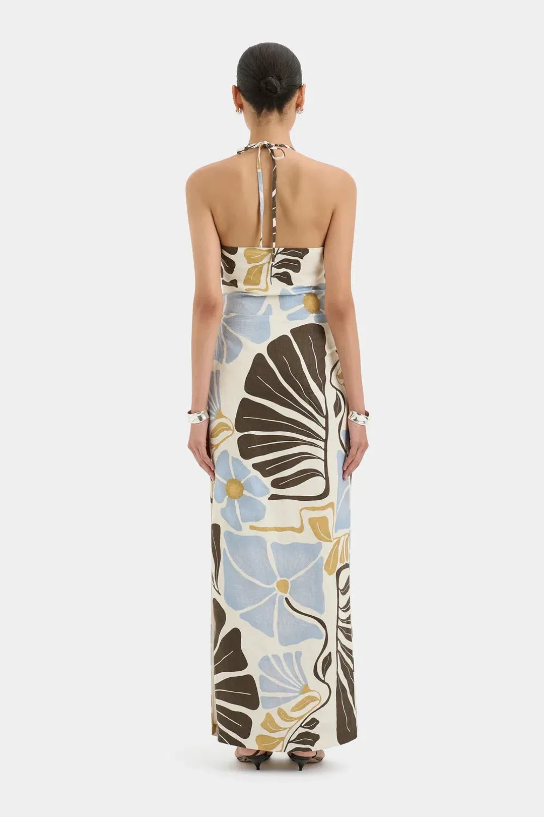 Sir The Label Lola Pleated Midi Dress size 0 / 6 for rent on The Volte - main image