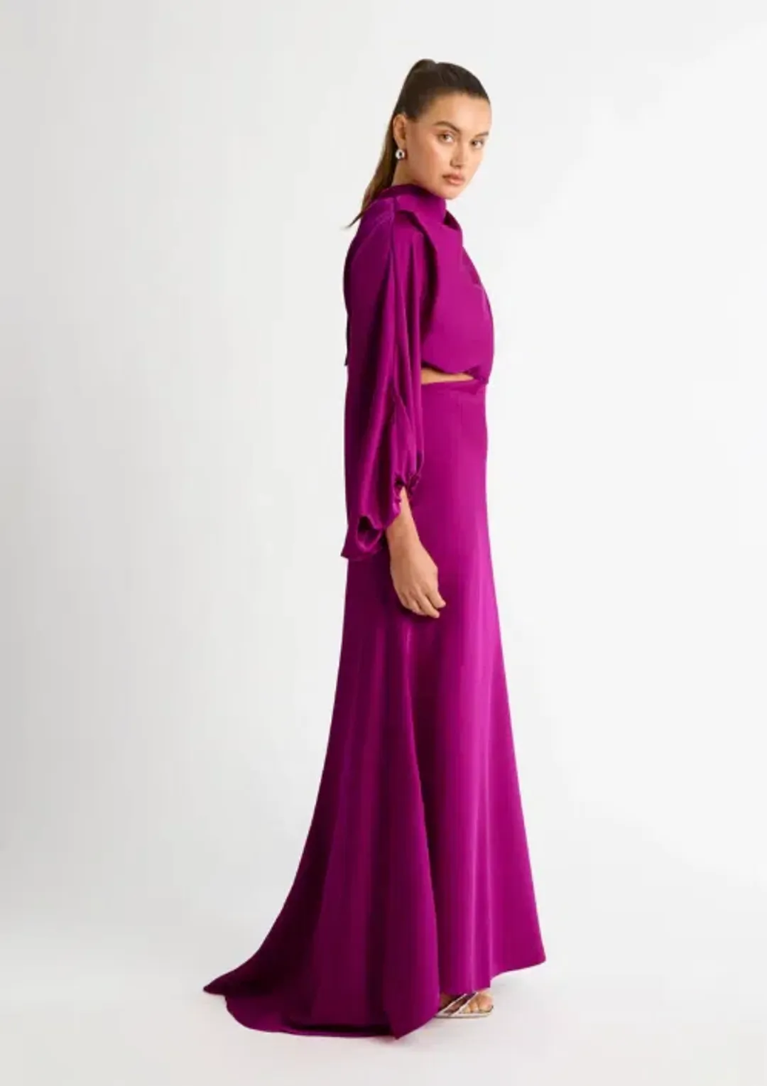 Sheike Olivia Maxi Dress Pink Size 12 for rent on The Volte - main image