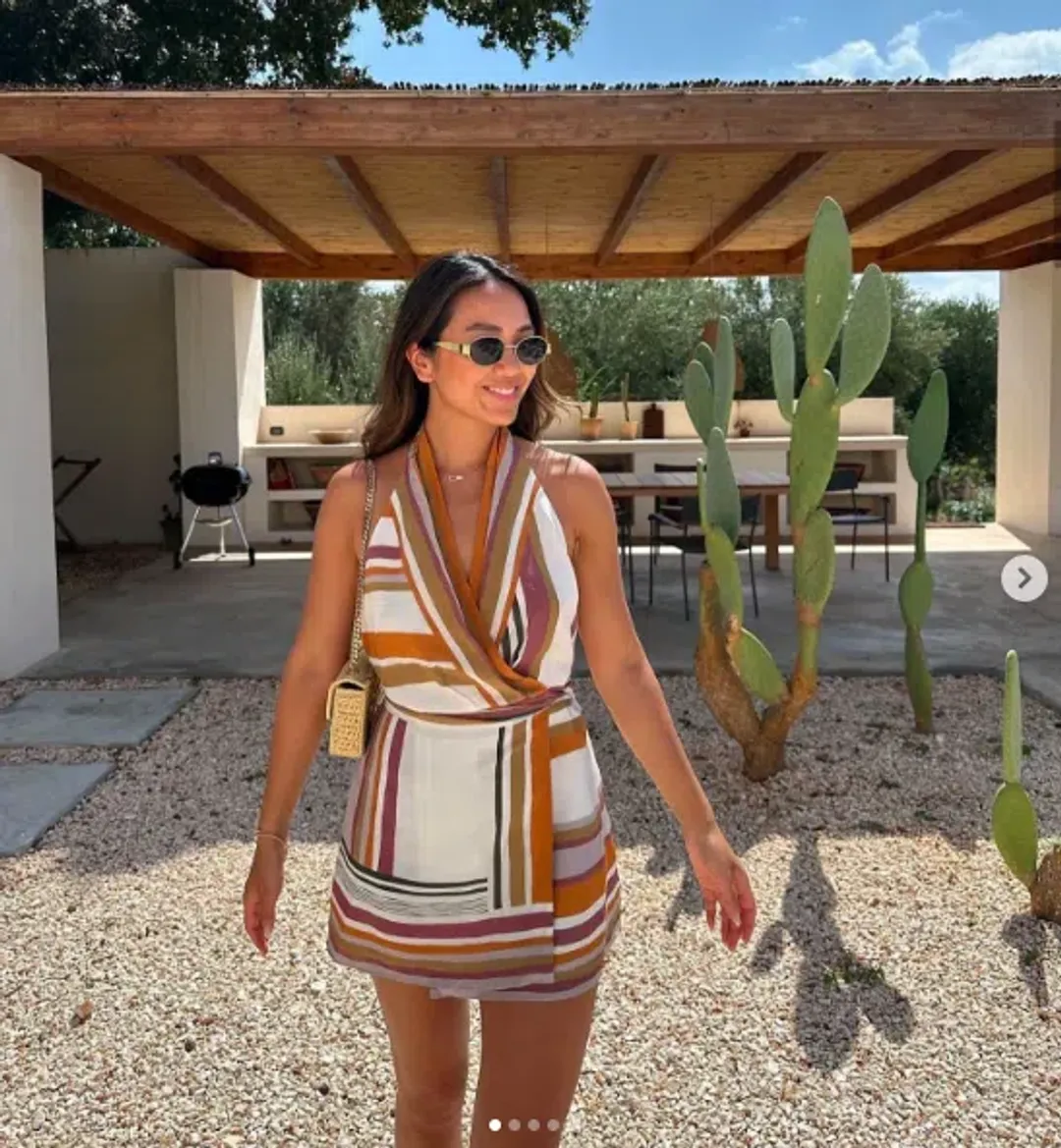 SIR The Label Caprera Wrap Halter Mini Size 2 / 10 AU for rent on The Volte - main image