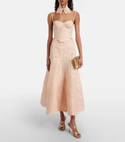 ZIMMERMANN Rebellion Filigree Bodice & Midi Skirt (Size 1) for rent on The Volte - image 1