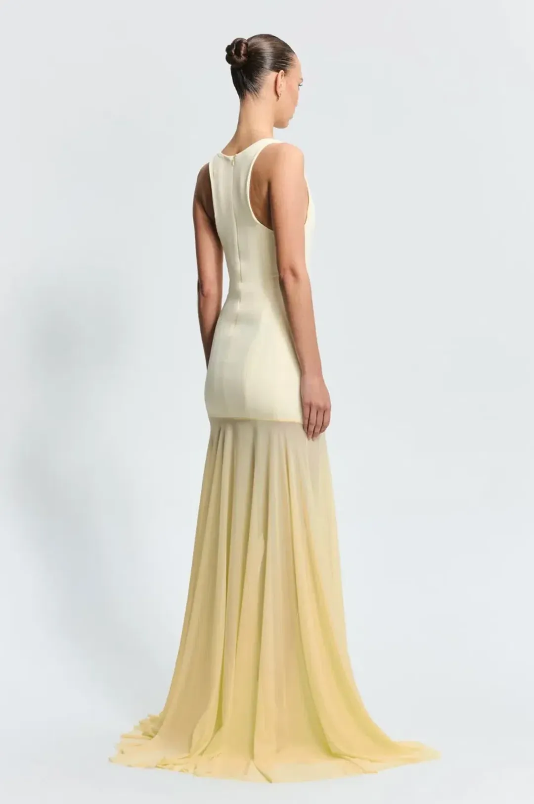 Effie Kats Odesa Gown Lemon Size 6 for rent on The Volte - main image