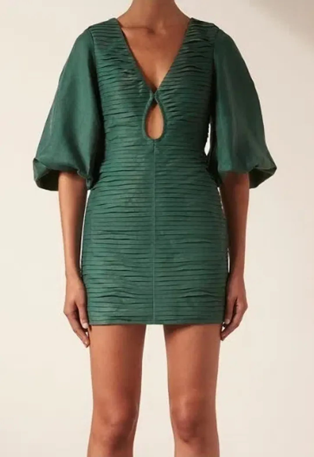 SHONA JOY THEA KEYHOLE MINI DRESS SIZE 8 for rent on The Volte - main image