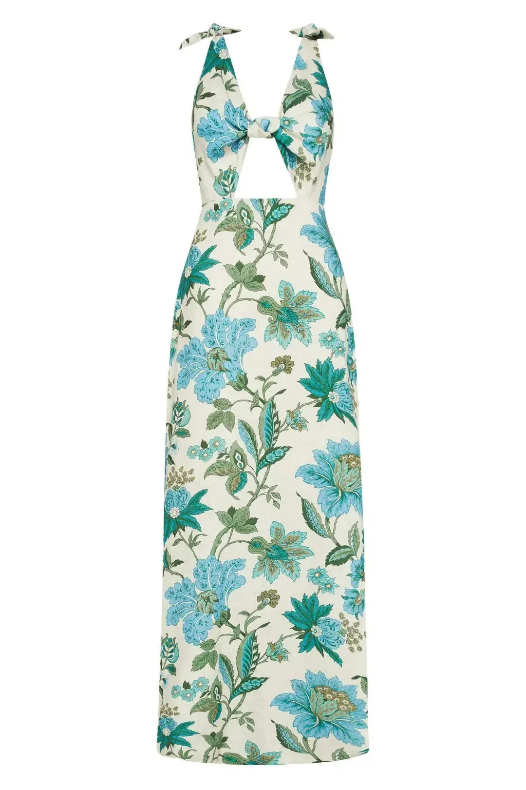Sir The Label Alexandre Tie Midi Dress Floral Size 6/8 for rent on The Volte - main image