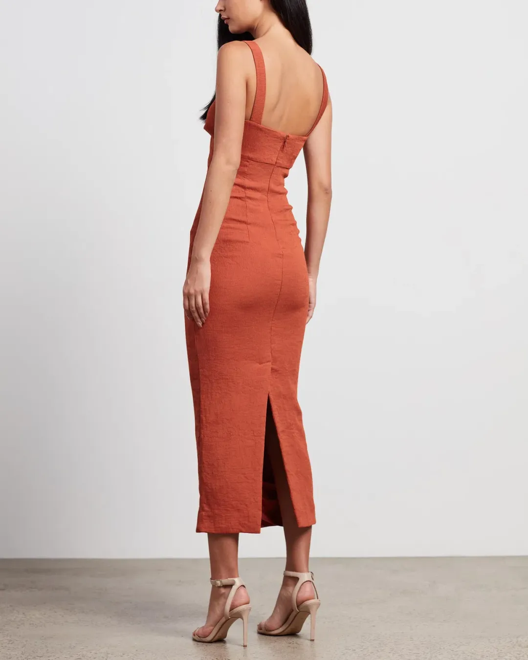 SHONA JOY Simone fitted cutout midi size 6/8 for rent on The Volte - main image
