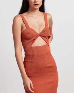 SHONA JOY Simone fitted cutout midi size 6/8 for rent on The Volte - image 2